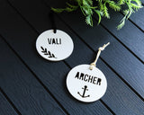 Wooden Name Tags