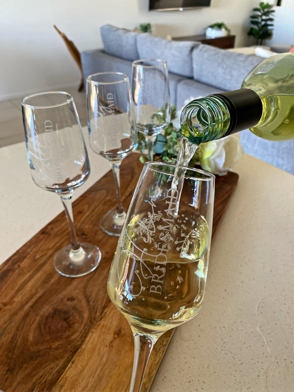 Wedding Party Glassware