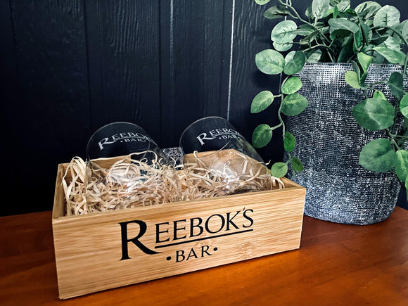 Engraved Bar Glass Bundle