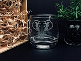 Engraved Animal Glasses