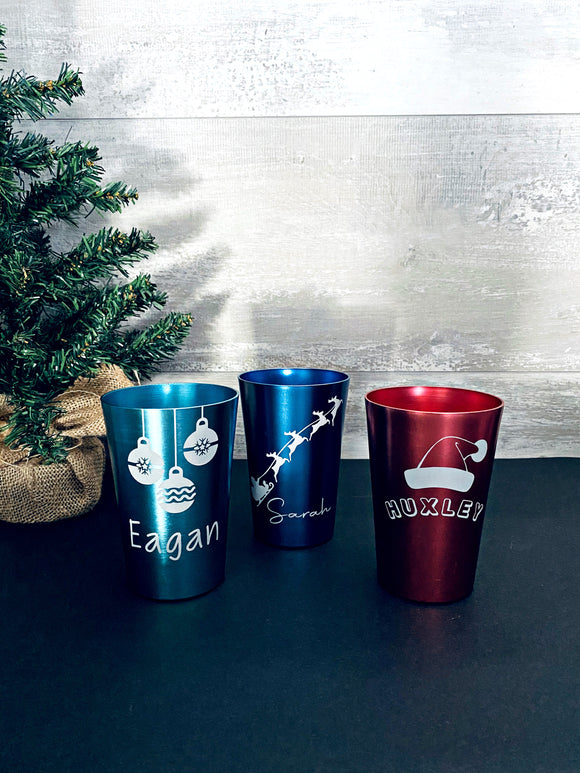 Engraved Christmas Cups