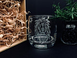 Engraved Animal Glasses