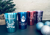 Engraved Christmas Cups